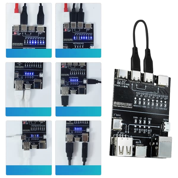 Ladekabeltester USB-kabeltester for rask diagnostikk til hverdagsbruk
