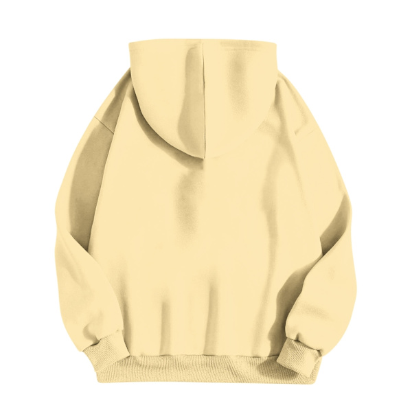 Stilfuld oversized sweatshirt med hætte til kvinder, efterår/vintertøj O M