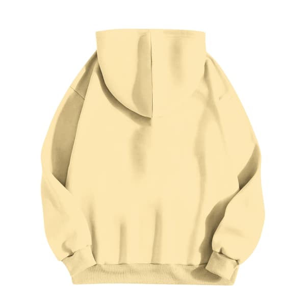 Stilfuld oversized sweatshirt med hætte til kvinder, efterår/vintertøj RE XXL