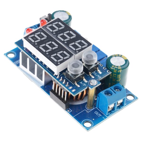 5A Solar Charge Controller MPPT-modul med dobbelt LED-display for sikkerhed