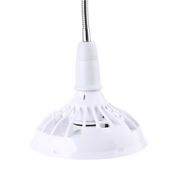 Universal 2-i-1 AC 220V E27 12W LED-lampa E27 Takfläkt med LED-lampa för hemmakontor Nattmarknad Bokrum