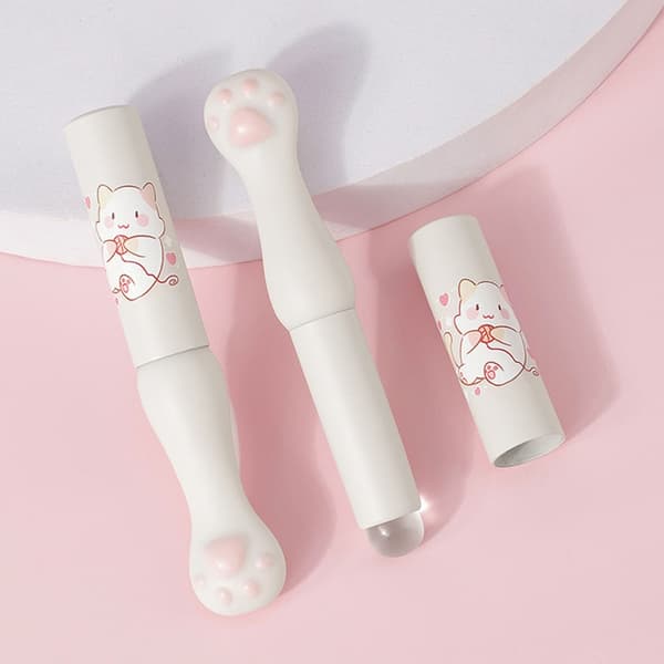 Multifunktionel silikone læbeapplikatorbørste til gloss, balm, concealer