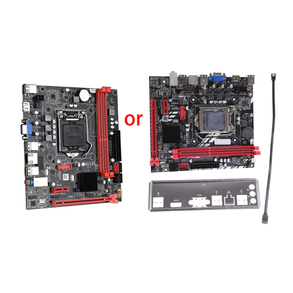 B75M LGA 1155 Stasjonær Hovedkort for i3 i5 i7 CPU Støtte DDR3 Minne 3 x USB 3.0 SATA 3.0 Opptil 16GB MicroATX Kort
