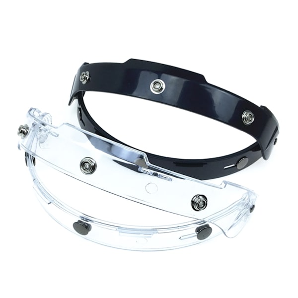 Motorcykler Sort UV-adapter Flip Up Base-tilbehør til Snaps Bubble Shield Black
