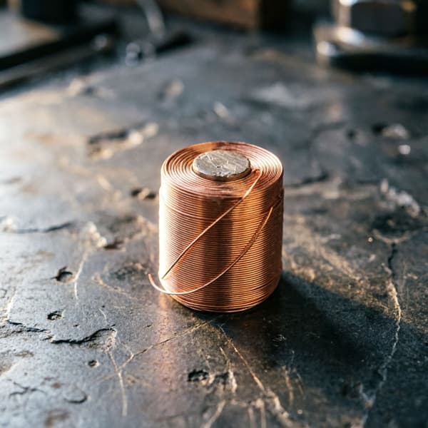 Kobbertråd Elektromagnetisk Spole Magnetisk Levitation Spole Cylindrisk Lys