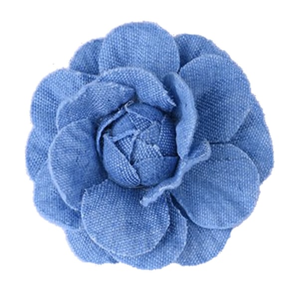 5 st/lot Korea Denim Tyg Blommor Håraccessoarer Kläder Hattar Klänning Dekoration DIY Crafts Supplies B2