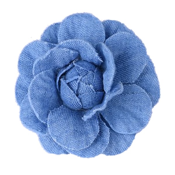 5 st/lot Korea Denim Tyg Blommor Håraccessoarer Kläder Hattar Klänning Dekoration DIY Crafts Supplies C1