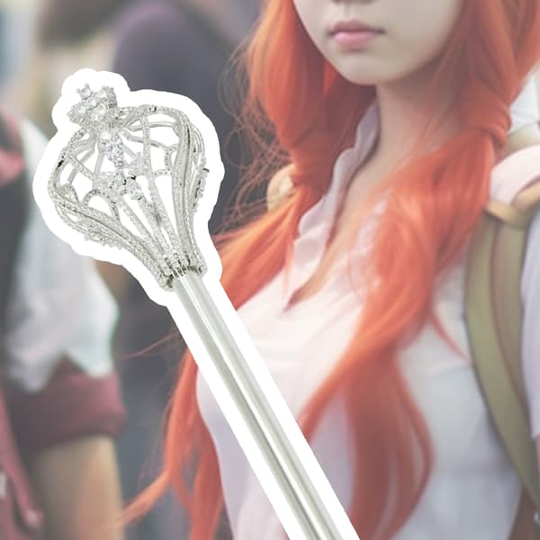 Festlig Krystalscepter Rekvisit til Juleoptog Kostume Rollespil