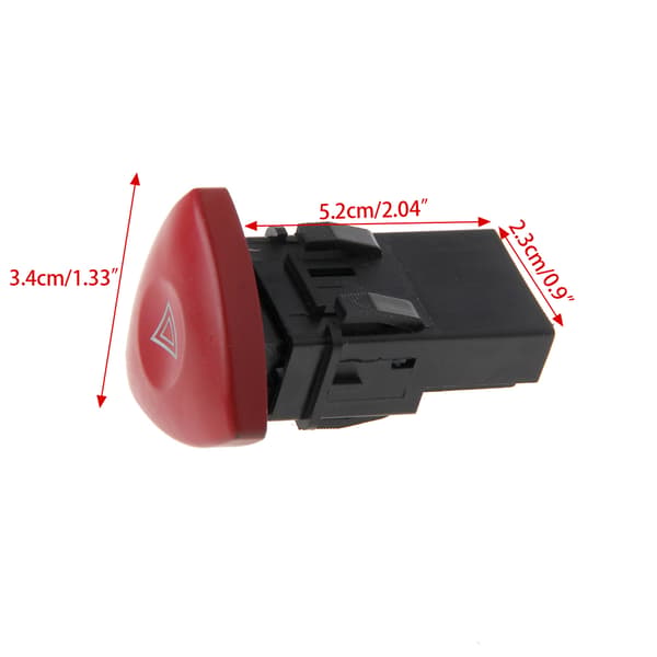 Varselsymbol Lysbryterknapp for Renault Laguna Master Trafic II Vauxhall