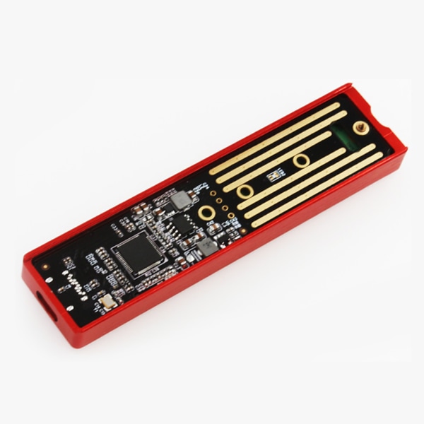 USB 3.1 Type-C till NVME M.2 Key-M Hårddisk Hårddiskbox för NVME PCIE Adapter Converter Case Black