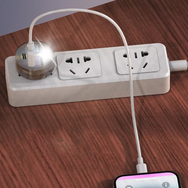4 Port USB Hub Portabel Adapter Höghastighets Expansion Multi USB Hub Splitter