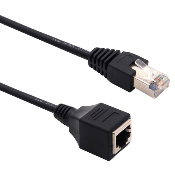 RJ45 Cat6 Extension Patch Kabelförlängare Lan Hane Till Hona Nätverkssladd för router Modem för Smart TV PC Dator Lapto 1m