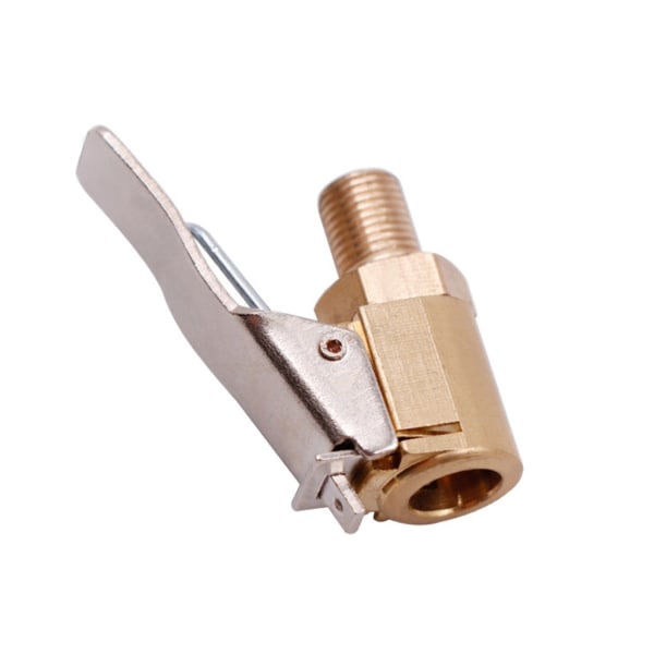 Bil Dæk Luft Chuck Inflator Pumpe Ventil Konnektor Clip-on Adapter Bil Messing 8mm Dæk Hjul Ventil til Oppustelig Pumpe