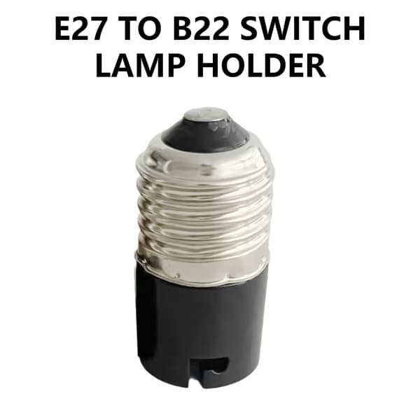 Lyspæreomformere E27 til B22-adapter Enkel installasjon Lystilbehør