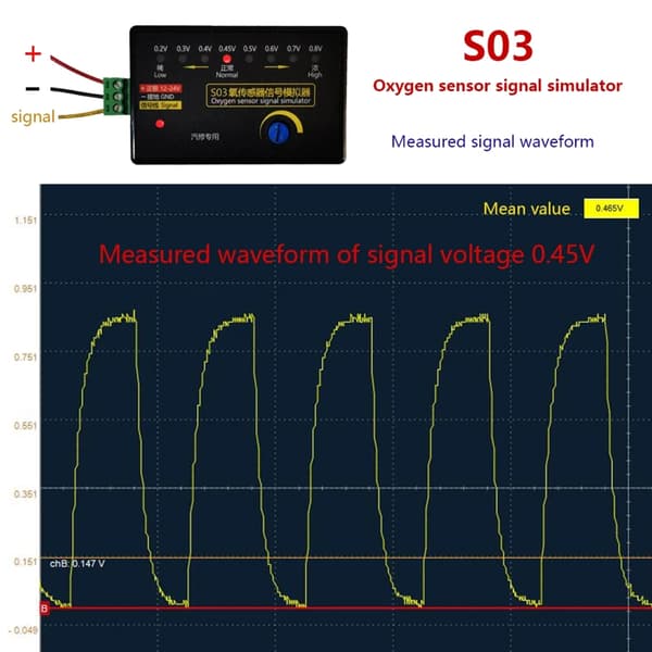 Oxygen Sensor Simulatorer Understøtter Fire Ledningssensorer Præcis Tuning Diagnostik