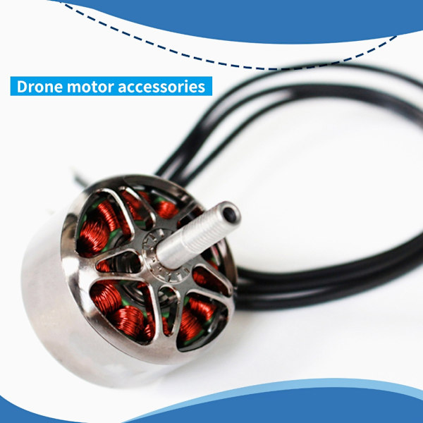 Quadcopter Kraftpaket ECOII 2814 Motor 3 6S 730KV 830KV Stålskaft Multicolor 830KV