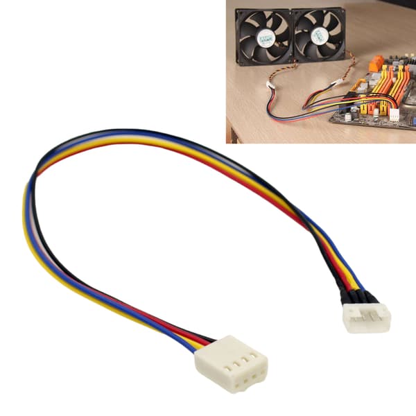 4-pins PWM GPU-viftekabel for grafikkort Mini 4-pins forlengelseskabel