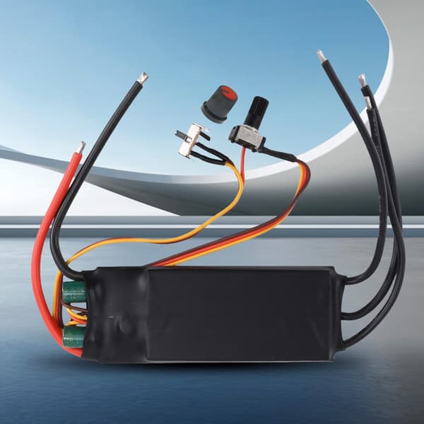Kraftig 1000W DC6-24V børsteløs motorhastighetskontroller med potensiometer