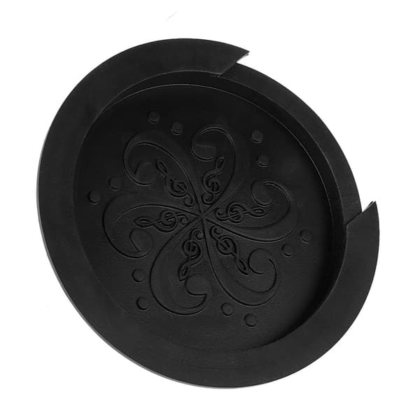 Silikon akustisk gitarr cover Svag ljudbuffertplugg Gitarrtillbehör Black
