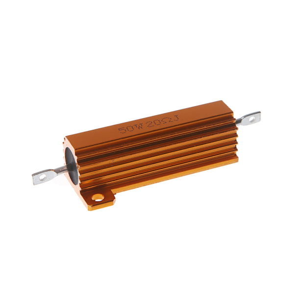50W för Shell Power Aluminiumhölje för Case Trådlindad Resistor 0.5/1/2/4/6/8/10