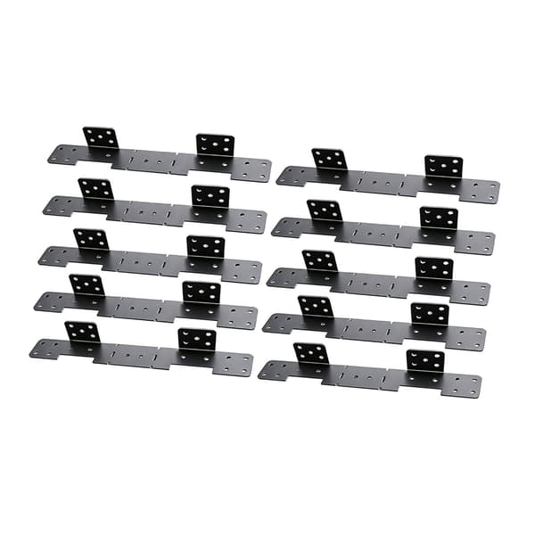 Industrielle metal trappevangerforbindere pakke med 10 til 2X12 brug