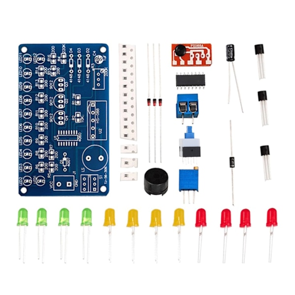 Elektronisk LED Blinkande Ljus Lödningsövningskort PCB DIY Kit
