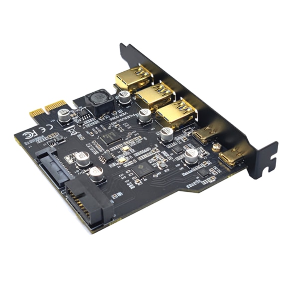 Typ C USB 3.2 Gen2 PCIE Card Hub USB 3.0 PCI Express-kort PCI-E PCI E USB 3 Adapter Multiplier USB3 3.1 Controller