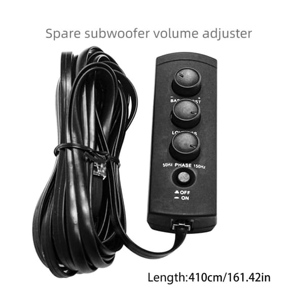 Bærbar bilstereo lydregulator subwoofer lydkontroll for lange bilturer