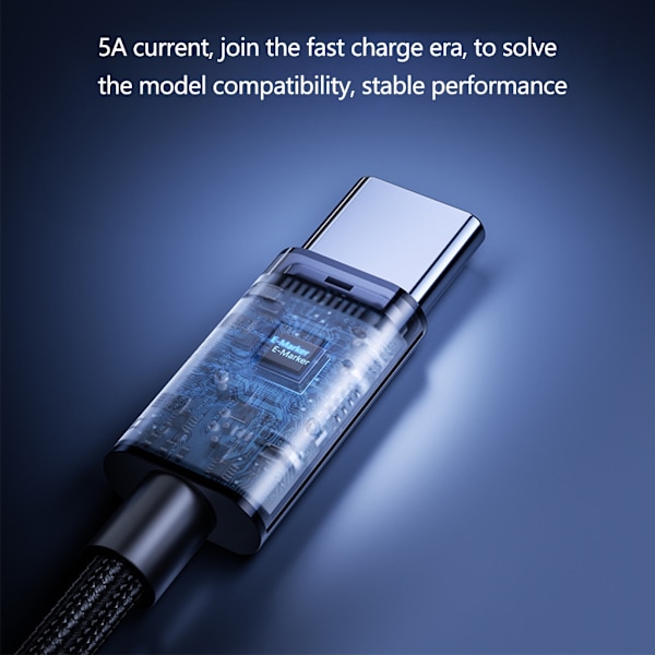 10 Tips USB C til DC5521 5.5x2.1mm Strømladekabel 200cm for bærbare datamaskiner