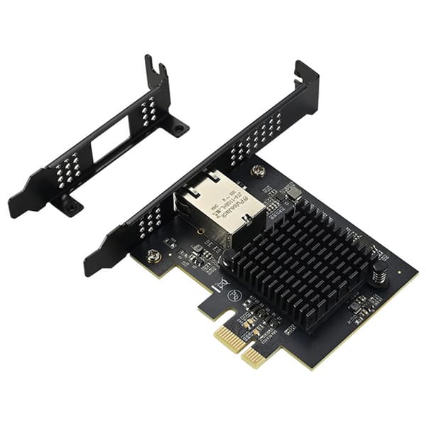 Högpresterande PCIe x1 till 10 Gigabit Ethernet-adapter för dataströmming