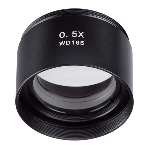 0,5X Stereomikroskop Auxiliary Barlow Lens Big Attachment Objective Lens