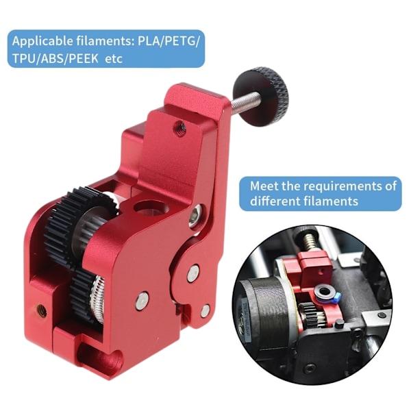 3D Printer Ekstruder Mekanisme Fuld Metal Ekstruderingsmaskine Til K1C K1