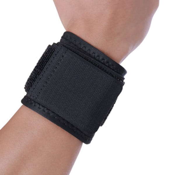 Handledsstöd Handledsstöd Armband Justerbart handledsband för fitness Tyngdlyftning Ledsmärta Black