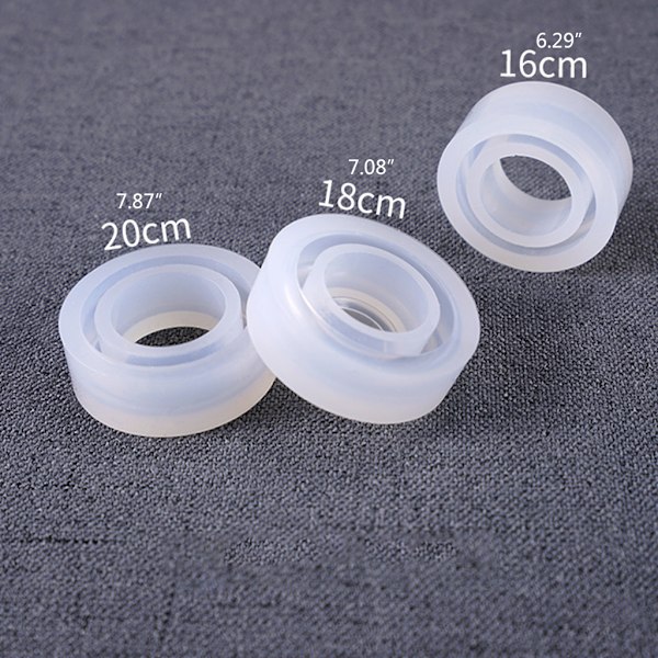 Hålringar Smycken Form Handgjord ring mould DIY- form null - Face C 17mm