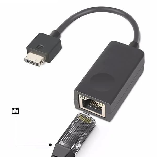 Ethernet-forlængeradapter Dongle-kabeludskiftning til Thinkpad X280 X390 X395