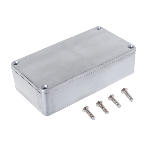 Effekt Aluminiumlåda Metall Elektrisk för Fodral Gitarr Instrument Kapsling DIY