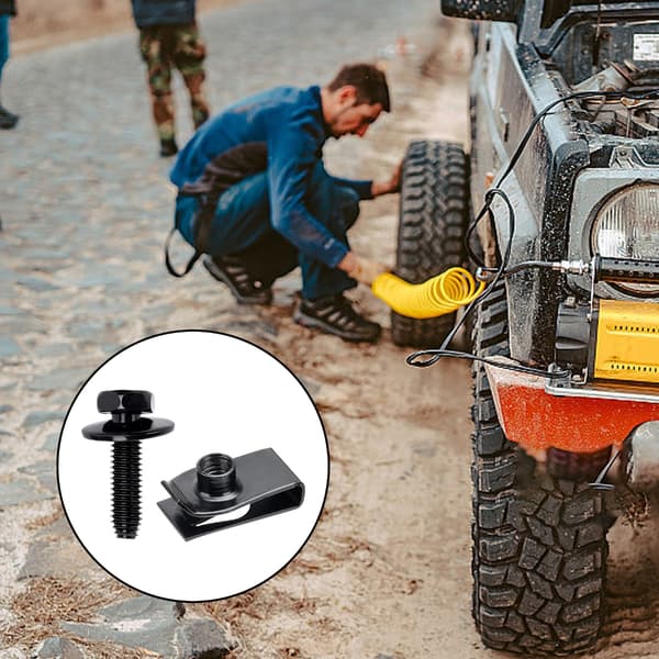 Værktøjsfri Installation Bil Motorcykel Stænkskærm Klips Rustfrit Stål Bolt Sæt