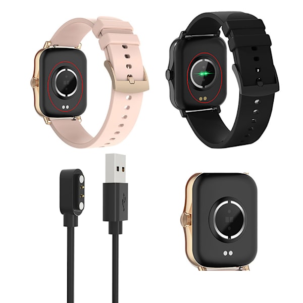 Laddare för P8plus P9 Magnetisk USB laddningskabelsladd 3,3 fot 100 cm Bärbar för Smart Watch tillbehör