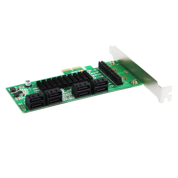 8 Port PCIE Sata Udvidelseskort PCIE til Sata 3 Controller 6Gbps SSD Kort til PC