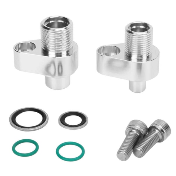 451-1105 Professionel Holdbar Rustfri AC Kompressor Adapter Fittings Aluminium Høj Styrke 8AN 10AN til 10S17F 10S20F