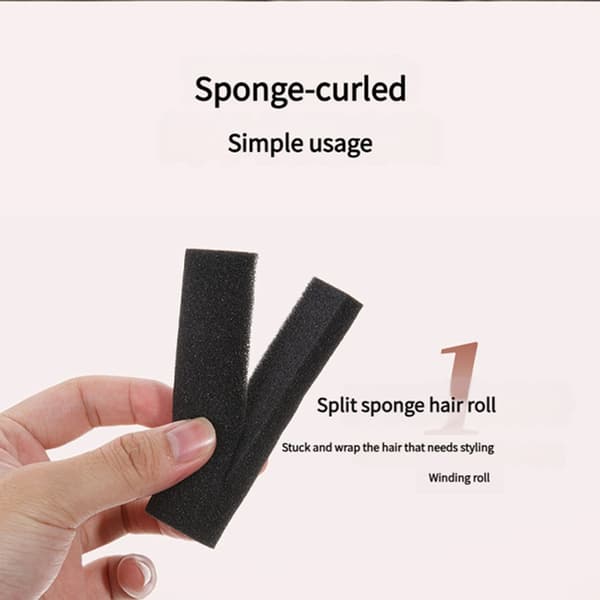 Hurtige styling hårruller Usynlige elastiske kantnet Komfortabelt design