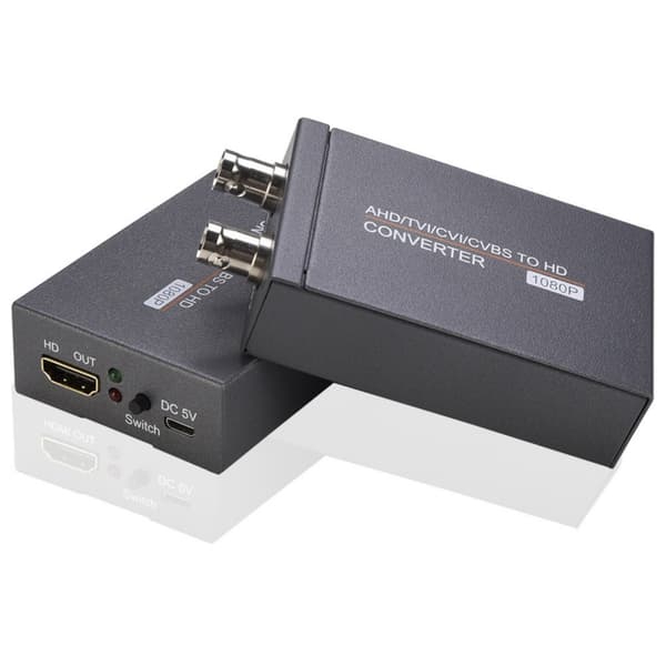 AHDs CVIs TVIs CVBS til HDMI-kompatible konvertere Adapter til video signal konvertering