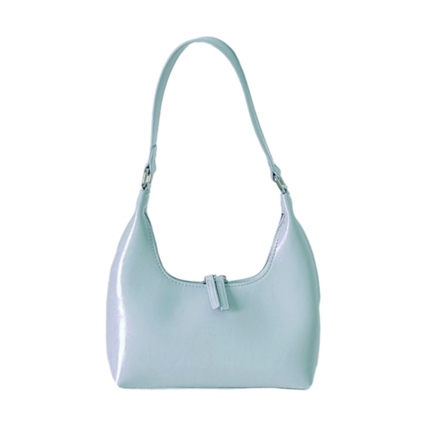 Damväska Dragkedja Små handväskor Dammode Axelväska PU Läder Casual Bag Underarmsväska Blue