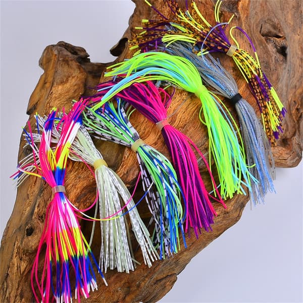 Jigkjolar Buzzbaits Jig Bläckfiskkjol Flugbindningsmaterial Fisketillbehör