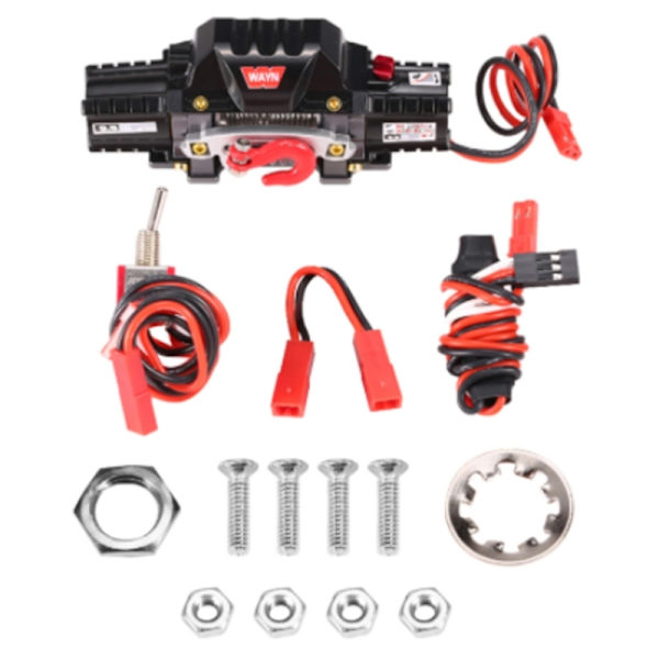 RC-auto Kaksoismoottorit Metallinen Vinssi RC-auto Metallinen Vinssi Suuri Kantavuus Vinssi CH3 Liitäntäjohdolla Manuaalinen Ohjain