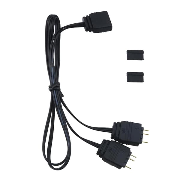 ARGB 1 Hona till 3 Hane 3-Pin ARGB Splitterkabel för PC Datorchassi