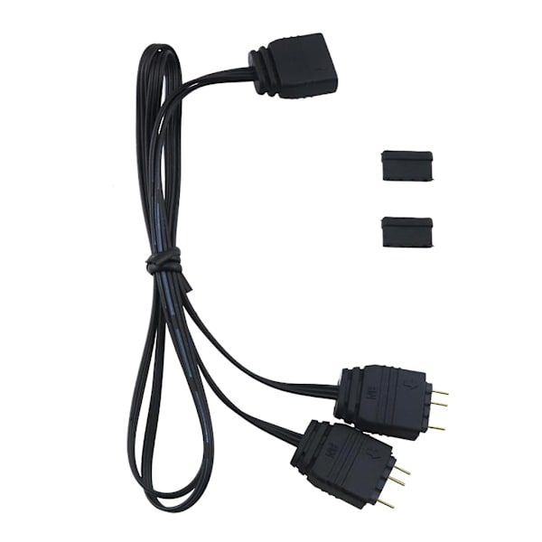 ARGB 1 hun til 3 han 3-pin ARGB splitterkabel til PC-computerchassis
