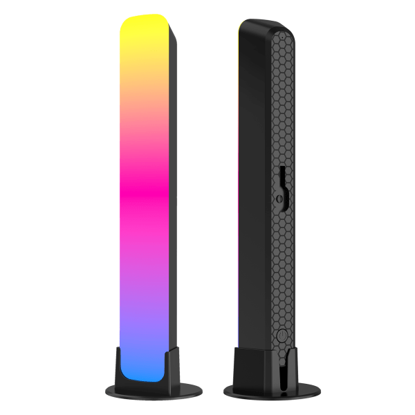 2 stycken för Creative Atmosphere Light Musiksensorljus RGB Röstaktiverad Pickup Rhythm Light för rekreationsplats
