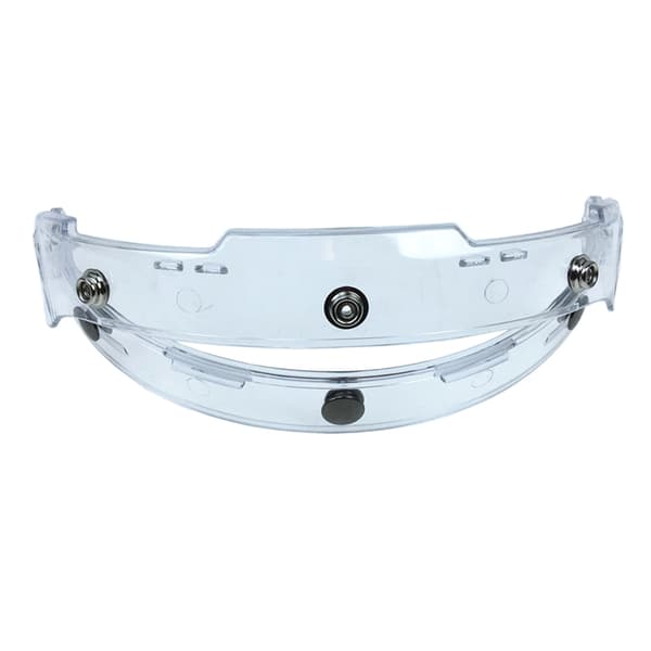 Motorcykler Sort UV-adapter Flip Up Base-tilbehør til Snaps Bubble Shield White