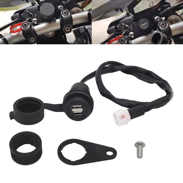 USB Opladningsstik Dobbelt-USB Oplader - Stikadapter til MT-09 SP-XSR700